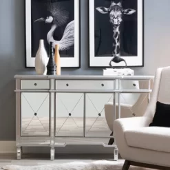 Falcone Console Silver - Powell Company