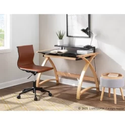 Tray Foot Stool Ottoman - LumiSource -Luxe Living Interiors Shop GUEST 77fc7602 293f 42ee 9838 cd64dcccc9e9