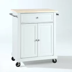Compact Wood Top Kitchen Cart - Crosley 15 Compact Wood Top Kitchen Cart - Crosley -Luxe Living Interiors Shop GUEST 7808928a 3035 48e8 a612 5562ab18fefe