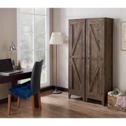 70.86" Doney 4 Shelf Bookcase Oak - MiBasics -Luxe Living Interiors Shop GUEST 78345830 131c 4b8f 8869 1c2ea3abff89