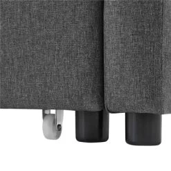 Yaheetech Convertible Sofa Loveseat With Pull-out Trundle Lounge-Dark Gray -Luxe Living Interiors Shop GUEST 784c41a6 3642 4ea7 958a 9f0612bf9d0c