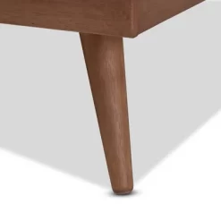 King Karine Finished Wood Platform Bed Brown - Baxton Studio -Luxe Living Interiors Shop GUEST 7ae2f937 e483 4908 9e5f 267d8a1afcf0