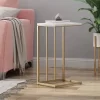 Durand Modern Glam End Table White - Christopher Knight Home 2 Durand Modern Glam End Table White - Christopher Knight Home -Luxe Living Interiors Shop GUEST 7c4f2fab 881e 404d 8e5d 4cc1b72cd1c5