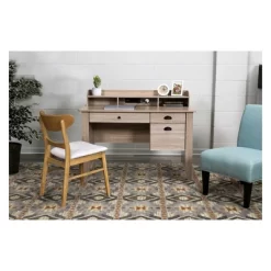 Executive Desk With Hutch USB And Charger Hub - OneSpace -Luxe Living Interiors Shop GUEST 7cbd75ba c64e 4e4f 94da 234e34ad1aba