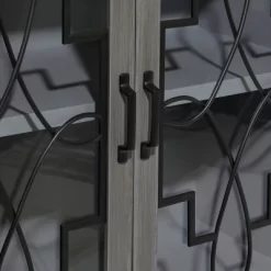 Contemporary Wood Cabinet Gray - Olivia & May -Luxe Living Interiors Shop GUEST 7d220c0b 8f06 41a9 a3dc f18d649e8549