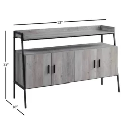 52" Samiya TV Stand For TVs Up To 50" Gray Oak/Black Finish - Acme Furniture -Luxe Living Interiors Shop GUEST 7d5b96d5 4296 4d81 b946 ba13000cf1a8