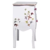 2 Drawer Butterfly Print Accent Cabinet White - Stylecraft -Luxe Living Interiors Shop GUEST 7dac39f3 7cd9 4238 8a6a b3348500bca4