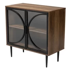 Carter Wood And Metal 2 Door Sideboard Dining Cabinet Walnut Brown/Black - Baxton Studio 12 Carter Wood And Metal 2 Door Sideboard Dining Cabinet Walnut Brown/Black - Baxton Studio -Luxe Living Interiors Shop GUEST 7e0848c8 9eed 44a7 a0e0 aca3e520613a