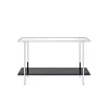 Angwin Console Table Mirrored Faux Marble/Chrome - Acme Furniture -Luxe Living Interiors Shop GUEST 7f4ad0ce 9e47 4eab 80c0 7c29f0cef4ee