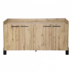 FC Design 62"W Sideboard Storage Cabinet, Large Dining Server Cupboard Buffet Table With Two Storage Cabinets -Luxe Living Interiors Shop GUEST 7f602321 51af 4aec 82cc 625aa43e1489