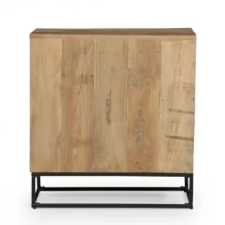 Burdine Handcrafted Boho Wood 3 Drawer Cabinet Natural/Black - Christopher Knight Home -Luxe Living Interiors Shop GUEST 801ec1ee c812 4ca8 a6e2 24b4f4cd2e0b