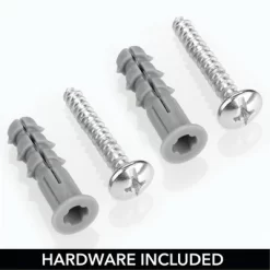 MDesign 2 Tier Storage Organizer Bath Shelf With Towel Bar, Wall Mount -Luxe Living Interiors Shop GUEST 8135697e cd56 44c4 869d 7a840f540e78