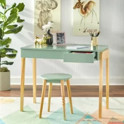 Alena Desk And Stool Set - Buylateral -Luxe Living Interiors Shop GUEST 82294a7f 26e1 480e 8299 0267cf68735f