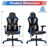 Costway Gaming Chair Swivel Computer Office Chair W/ Adjustable Mesh Back -Luxe Living Interiors Shop GUEST 8240eb49 4e2a 402f 91ca 4c2d90e9b031