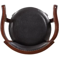 Jones Memory Swivel Barstool Cherry/Brown - Boraam -Luxe Living Interiors Shop GUEST 83851837 6b78 44fb a475 368acb97ab18