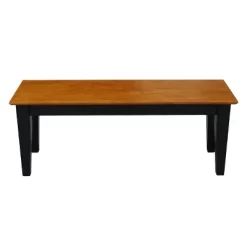 Shaker Bench Black/Red - International Concepts