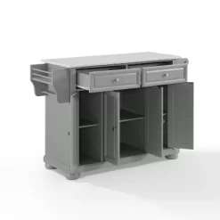 Alexandria Granite Top Kitchen Island/Cart Gray - Crosley -Luxe Living Interiors Shop GUEST 83dd459a 130c 484a a118 141aac5bbc2f
