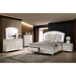 3pc California King Granite Bedroom Set With Nightstand And Chest Pearl White - HOMES: Inside + Out 14 3pc California King Granite Bedroom Set With Nightstand And Chest Pearl White - HOMES: Inside + Out -Luxe Living Interiors Shop GUEST 84bdeef4 e556 49b1 8fa5 b6227fdbc6fe
