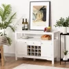 Costway Storage Buffet Sideboard Table Kitchen Sever Cabinet Wine Rack White 1 Costway Storage Buffet Sideboard Table Kitchen Sever Cabinet Wine Rack White -Luxe Living Interiors Shop GUEST 84d8b8de 2c0f 4642 b50b 9a8e4be8285d