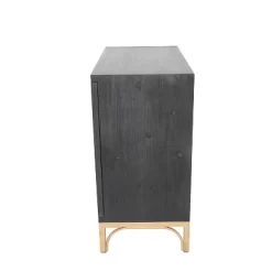 Art Deco Contemporary Mirrored Wood Cabinet Black - Olivia & May 28 Art Deco Contemporary Mirrored Wood Cabinet Black - Olivia & May -Luxe Living Interiors Shop GUEST 85852955 cb21 458b b5fc 6afdd929817e
