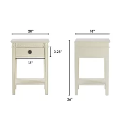 Westport Side Table Antique White - Finch -Luxe Living Interiors Shop GUEST 85dcc231 d0ac 446a a4f3 9ec8ca9c31f2