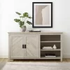 58" Diagonal Grooved Door Sideboard With Open Storage - Saracina Home -Luxe Living Interiors Shop GUEST 863d4712 b81e 4a58 8a5b 79fe64411837