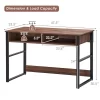 Costway Home Office Computer Desk 2 Drawers Makeup Vanity Console Table Vintage -Luxe Living Interiors Shop GUEST 879d9fa6 3277 4650 8daf 2ab58484441e