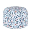 Jenny Round Skirted Ottoman Fiona Floral Porcelain Blush - Skyline Furniture -Luxe Living Interiors Shop GUEST 891ad725 0fee 47a7 956e 3293aa501129