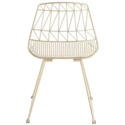 Set Of 2 Vivi Metal Chair - Adore Decor -Luxe Living Interiors Shop GUEST 8a271f12 9010 45e4 a7fa e1df4b9a3963