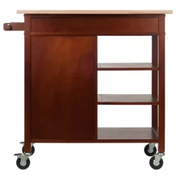 Marissa Kitchen Cart Walnut - Winsome -Luxe Living Interiors Shop GUEST 8b227ab7 b00c 4b4f 8dad 1f1fdd15f564