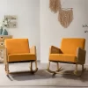 Set Of 2 Adena Rocking Accent Chair With Rattan Arms | Karat Home -Luxe Living Interiors Shop GUEST 8c9dd8b3 78d8 4eca aaa8 9fa7252c289d
