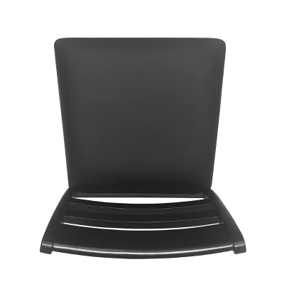 2pc Benner Farmhouse Upholstered Wood Counter Height Barstools Black - Christopher Knight Home 7 2pc Benner Farmhouse Upholstered Wood Counter Height Barstools Black - Christopher Knight Home - Image 5