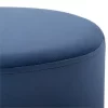BirdRock Home Round Velvet Ottoman Foot Stool - Navy -Luxe Living Interiors Shop GUEST 8dbfd93c 21ef 40f2 b88c 2e2d6106d50b
