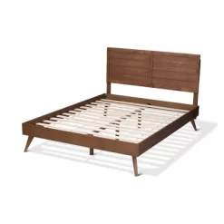 Artemis Walnut Finished Wood Platform Bed Brown - Baxton Studio -Luxe Living Interiors Shop GUEST 8e8f98ca 6c8b 482e be75 a78e82e6c40a