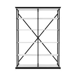 84.25"x58" Cadboll 5 Layer Bookcase - MiBasics 12 84.25"x58" Cadboll 5 Layer Bookcase - MiBasics -Luxe Living Interiors Shop GUEST 902b7eb6 f9f6 4452 b396 9d2ea84117c3