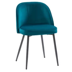 Ayla Velvet Upholstered Side Chair - CorLiving -Luxe Living Interiors Shop GUEST 91e1e1bd 0730 4ded 9b77 a36d98b155ac