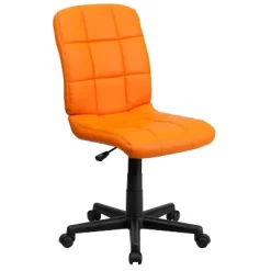 Emma And Oliver Mid-Back Quilted Vinyl Swivel Task Office Chair -Luxe Living Interiors Shop GUEST 920e78b9 50d7 46ea af65 a640c1185d33
