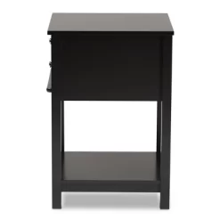 2 Drawer Willow Wood Nightstand - Baxton Studio -Luxe Living Interiors Shop GUEST 92b2f5c1 68bd 4c39 b2fa 0d4405b2fa68