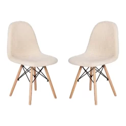 Emma And Oliver Set Of 2 Dorset Series Faux Shearling Accent Chairs With Beechwood Legs For Living Room, Bedroom, Dorm And More 20 Emma And Oliver Set Of 2 Dorset Series Faux Shearling Accent Chairs With Beechwood Legs For Living Room, Bedroom, Dorm And More -Luxe Living Interiors Shop GUEST 92bb0612 0f7c 4943 9847 ecfa39e5e200