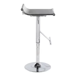 Mirage Ale Mesh Fabric/Metal Barstool Chrome/Silver - LumiSource