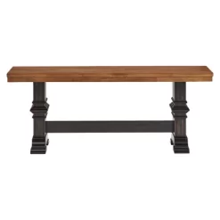 South Hill Baluster Base Bench - Inspire Q -Luxe Living Interiors Shop GUEST 934835bb c23e 40d9 a634 e52dd4b1e8a7
