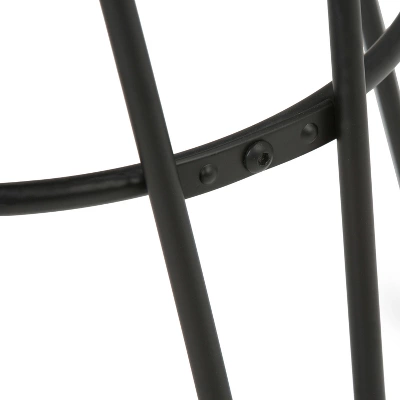 Kendall Metal Barstool With Wood - WyndenHall 6 Kendall Metal Barstool With Wood - WyndenHall - Image 4