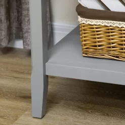 HOMCOM Vintage Side Table For Living Room Or Bedroom Storage End Table With Antique Handle Drawer & Shelf, Wooden Side Table, Set Of 2, Gray 11 HOMCOM Vintage Side Table For Living Room Or Bedroom Storage End Table With Antique Handle Drawer & Shelf, Wooden Side Table, Set Of 2, Gray -Luxe Living Interiors Shop GUEST 9418965c 0b4c 4e72 8000 42c9b297d9a6