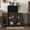 Morse Farmhouse Mobile Wine Cabinet Reclaimed Oak - HOMES: Inside + Out -Luxe Living Interiors Shop GUEST 95392f99 1ae9 4ad7 962b 923c61fc1e8d