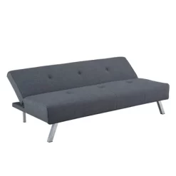 Sorenson Convertible Futon Sofa Bed Charcoal - Serta -Luxe Living Interiors Shop GUEST 96116005 8cbe 4278 b739 57b7badceeb5