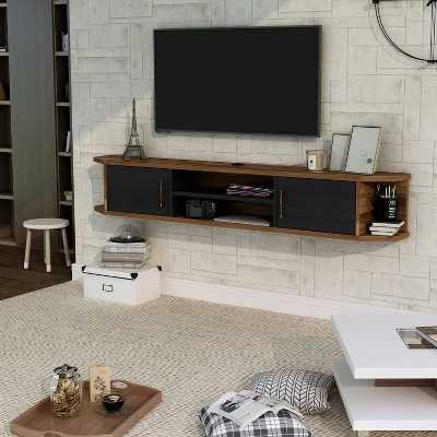 Deschutes Floating TV Stand For TVs Up To 75" - MiBasics 5 Deschutes Floating TV Stand For TVs Up To 75" - MiBasics - Image 3