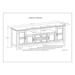 Portland TV Stand For TVs Up To 80" - WyndenHall -Luxe Living Interiors Shop GUEST 977ae504 1f97 4e32 bedf 213d8fb22fc9