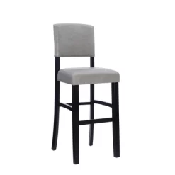 Morocco Upholstered Barstool - Linon -Luxe Living Interiors Shop GUEST 98aeb56f cb68 42a5 9b2f cf7eb201e8ed