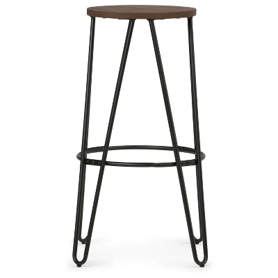 Kendall Metal Barstool With Wood - WyndenHall 7 Kendall Metal Barstool With Wood - WyndenHall - Image 5