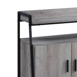 52" Samiya TV Stand For TVs Up To 50" Gray Oak/Black Finish - Acme Furniture -Luxe Living Interiors Shop GUEST 99c38169 2b0c 4092 a058 173b4c19fc87
